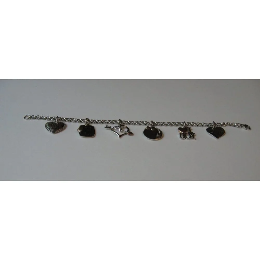 JCM 925 Thailand Heart Charm Bracelet - Picture 3 of 6